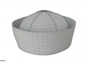 선원 모자 3D 모델