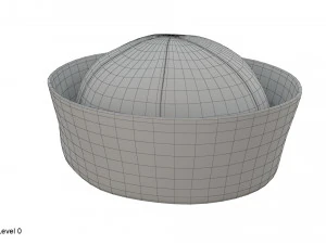 선원 모자 3D 모델