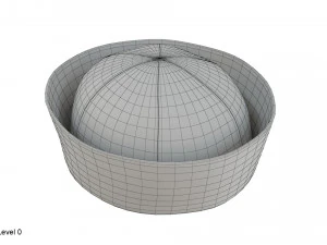 선원 모자 3D 모델