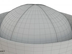 선원 모자 3D 모델