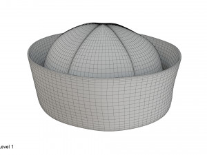 Sailor hat 3D Model