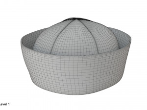 Sailor hat 3D Model