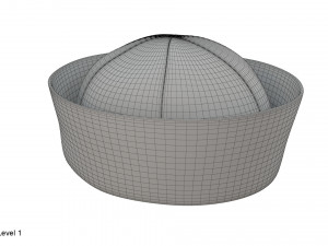 Sailor hat 3D Model