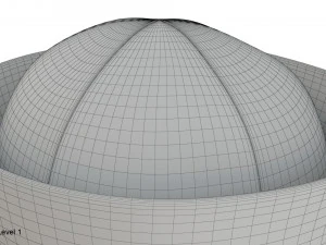 선원 모자 3D 모델