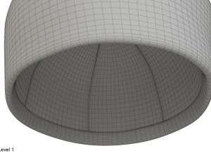 선원 모자 3D 모델