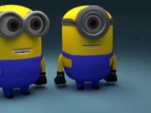mini minions Modelo 3D