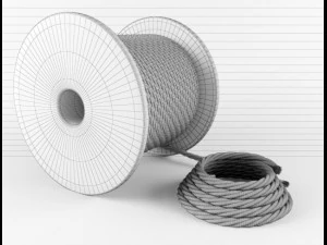 carretel de corda Modelo 3D