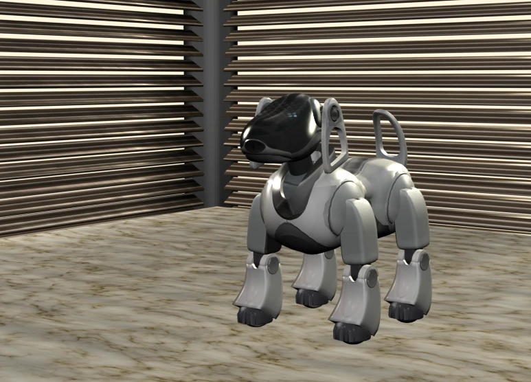 robot dog aibo - hipnc file 3D Model .c4d .max .obj .3ds .fbx .stl .blend 