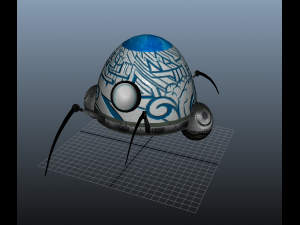 spider robot crawlebot 3D Model
