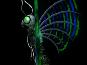 butterfly robot batterifly 3D Model