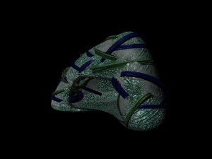 insect nest centripedes mecha-burrow 3D Model