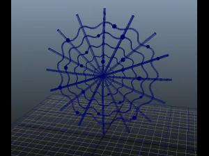 spider web crawlebot cyberweb 3D Model