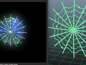 spider web crawlebot cyberweb 3D Model