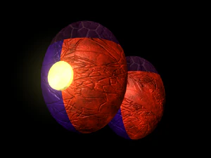 外星人蛋蜘蛛 3D 模型