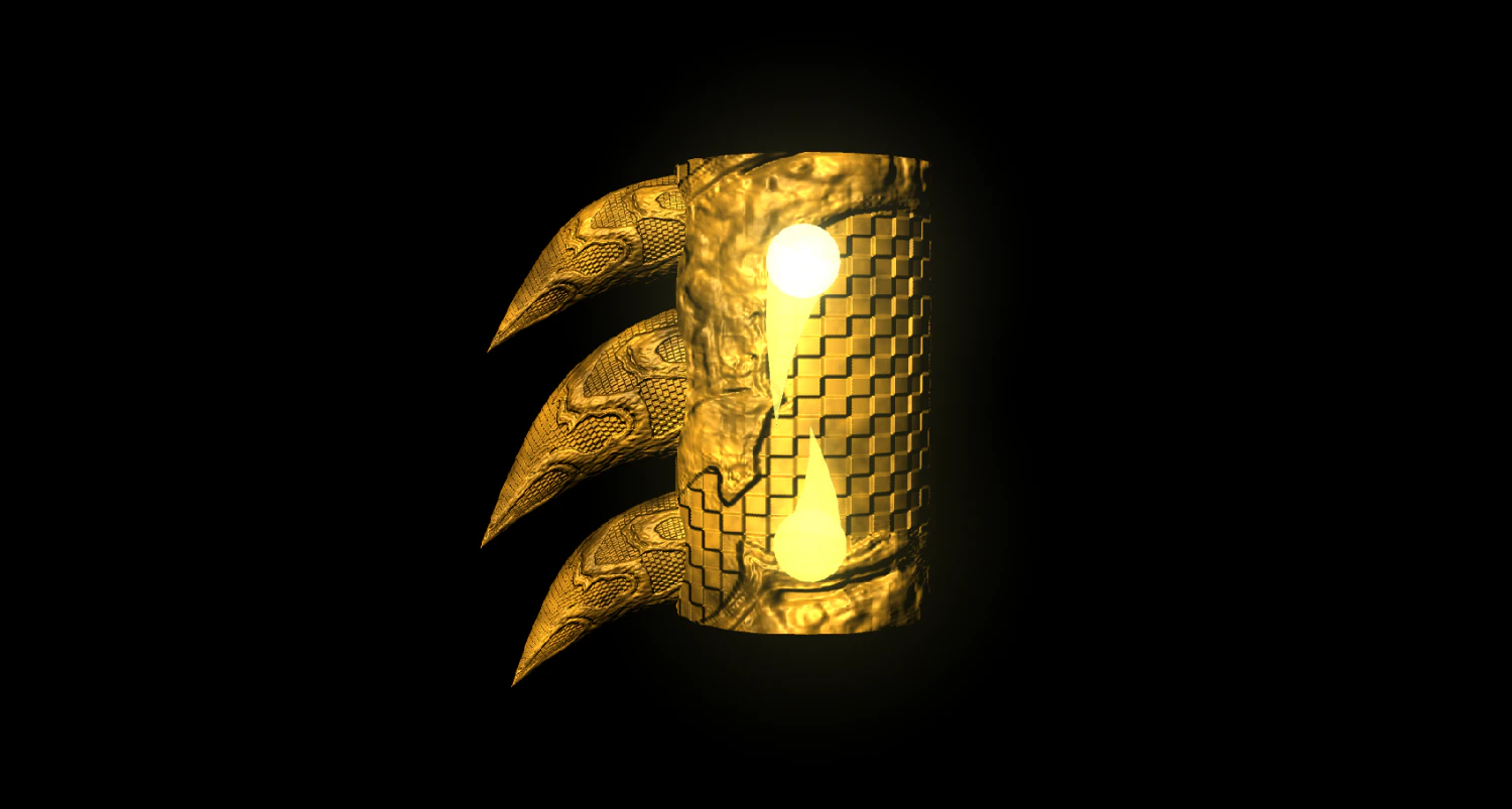 alien armlet arachnipien 3D Model .c4d .max .obj .3ds .fbx .stl .blend