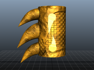 alien armlet arachnipien 3D Model