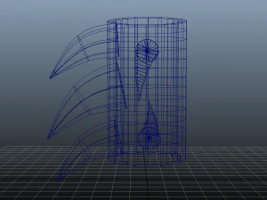 alien armlet arachnipien 3D Model