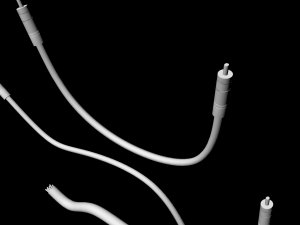 cables untextured 3D Model