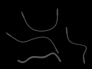 cables untextured 3D Model
