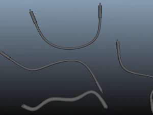 kable bez tekstury Model 3D