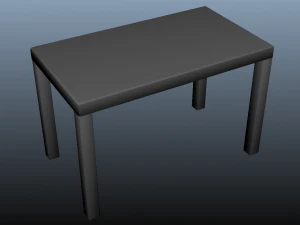tableau simple sans texture Modèle 3D