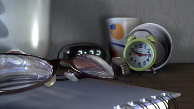room desk still life scene - hipnc file Model 3D .c4d .max .obj .3ds .fbx .stl .blend 