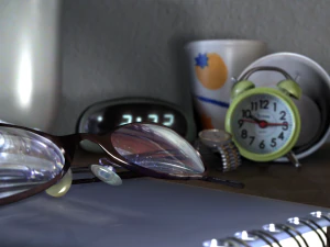 room desk still life scene - hipnc file 3D Model