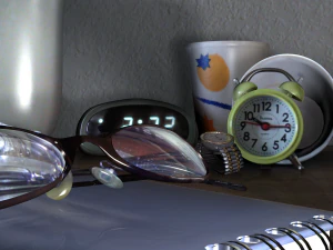 room desk still life scene - hipnc file 3D Model