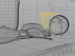 room desk still life scene - hipnc file Model 3D