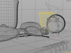 room desk still life scene - hipnc file 3D Model