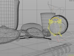 room desk still life scene - hipnc file 3D Model