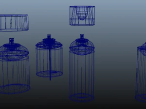 spray cans untextured 3D Model