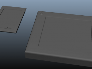 sci-fi tablet projector gadgets untextured Modèle 3D