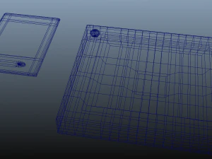 sci-fi tablet projector gadgets untextured 3D Model