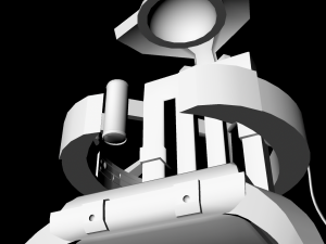 sci-fi futuristic chair untextured 3D 模型