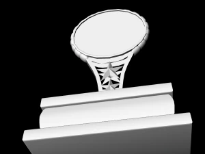 art trophy untextured 3D Model