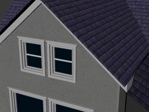 realistic mansion environment exterior 3D Model
