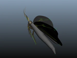 moth insect 3D Model