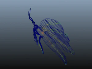 moth insect 3D Model