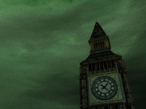 big ben landmark building w gritty style textures Modelo 3D