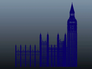 big ben landmark building w gritty style textures Modelo 3D