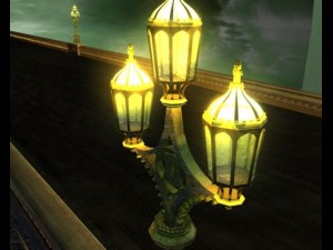 westminster bridge lamp w gritty style textures 3Dモデル