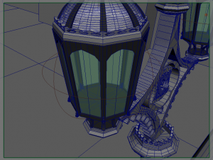 westminster bridge lamp w gritty style textures 3Dモデル