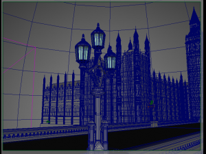 westminster bridge lamp w gritty style textures 3Dモデル