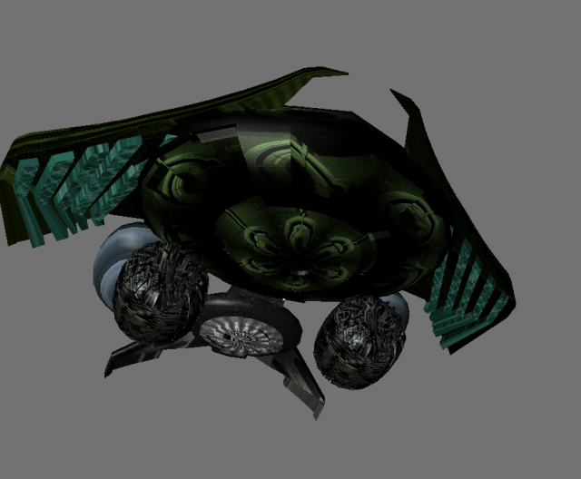 futuristic spacecraft 3D 모델 .c4d .max .obj .3ds .fbx .stl .blend 
