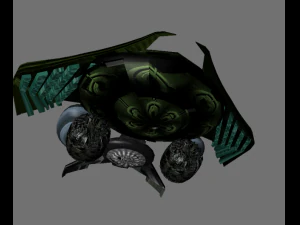 vaisseau spatial futuriste Modèle 3D