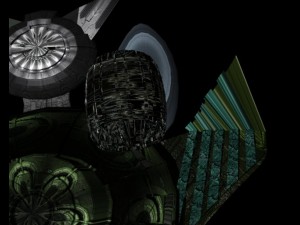 futuristic spacecraft 3D 모델