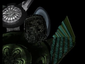 futuristic spacecraft 3D Model