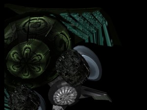 futuristic spacecraft 3D 모델