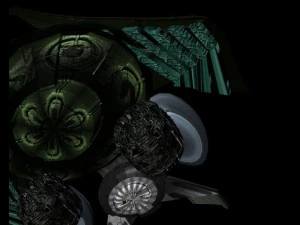 futuristic spacecraft 3D Model